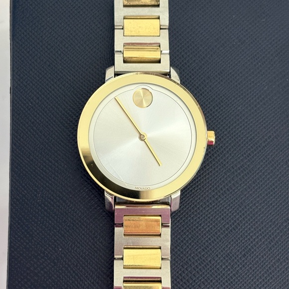 Movado Accessories - Movado Two-Tone Gold and Silver Watch